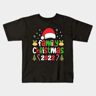 Family Christmas 2022 Matching Squad Kids T-Shirt